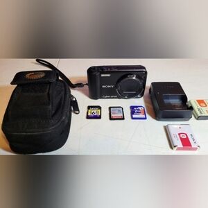 (SOLD)Sony Cyber-Shot DSC-H70 16.1 MP Digital Still Camera | 3 Card | 2Batt/chgr
